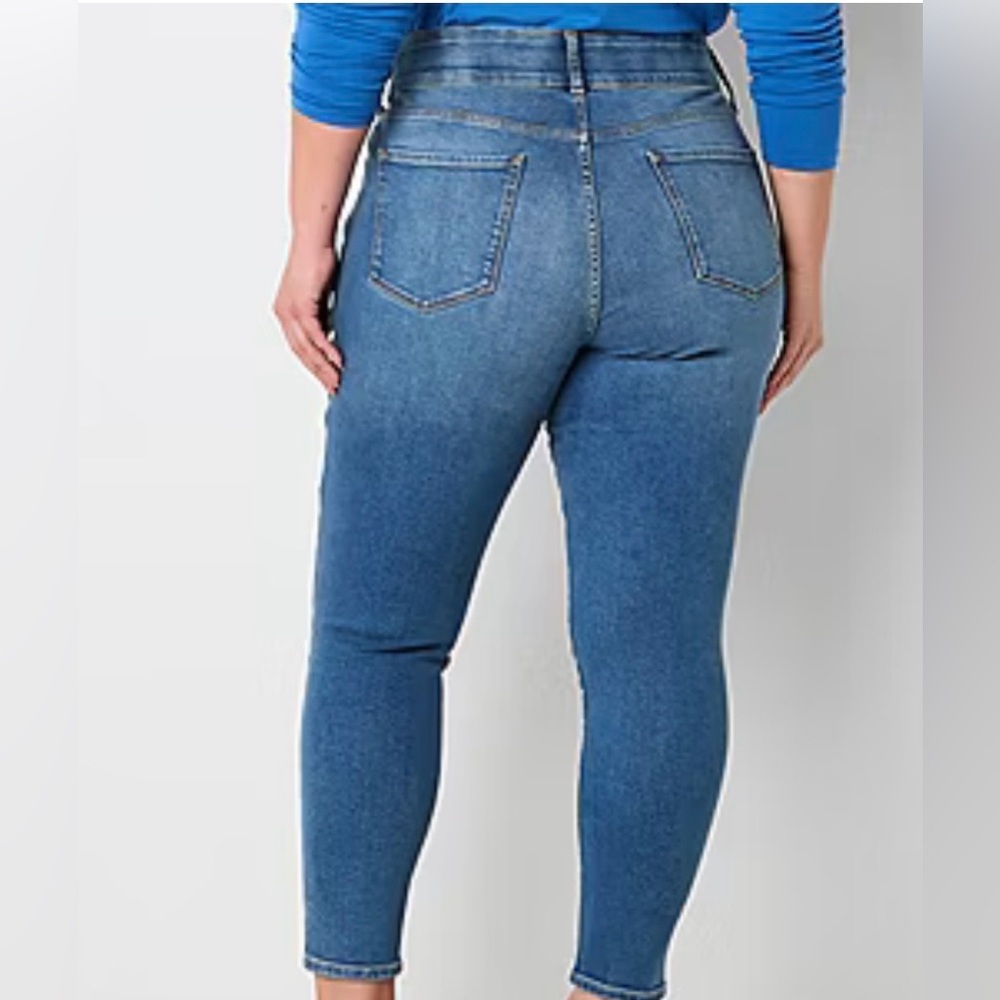 👖 a.n.a Women’s Plus Skinny Jeans – Med Brilliant Blue - Size 26 👖 - Picture 2 of 10